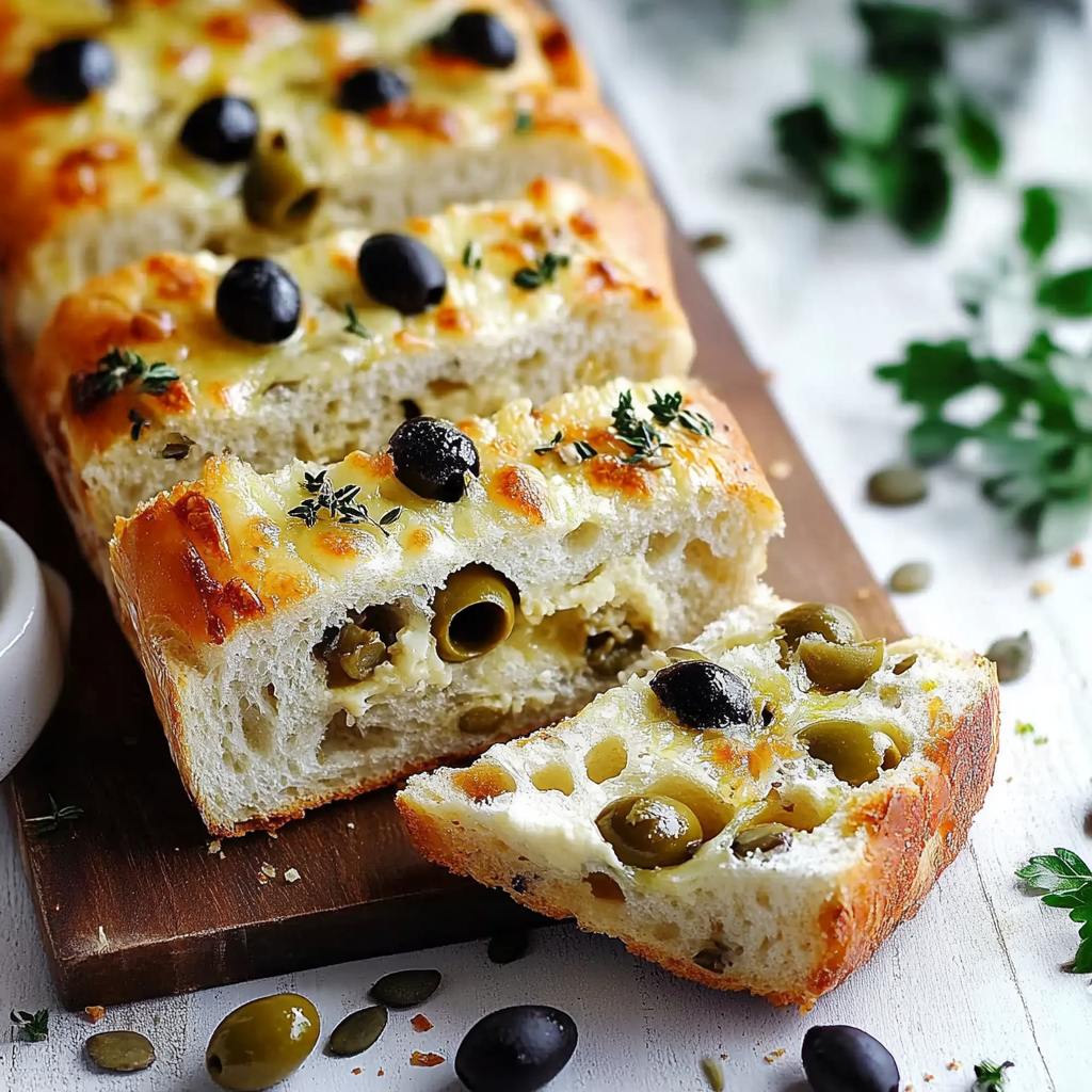 Olive Cheese Bread