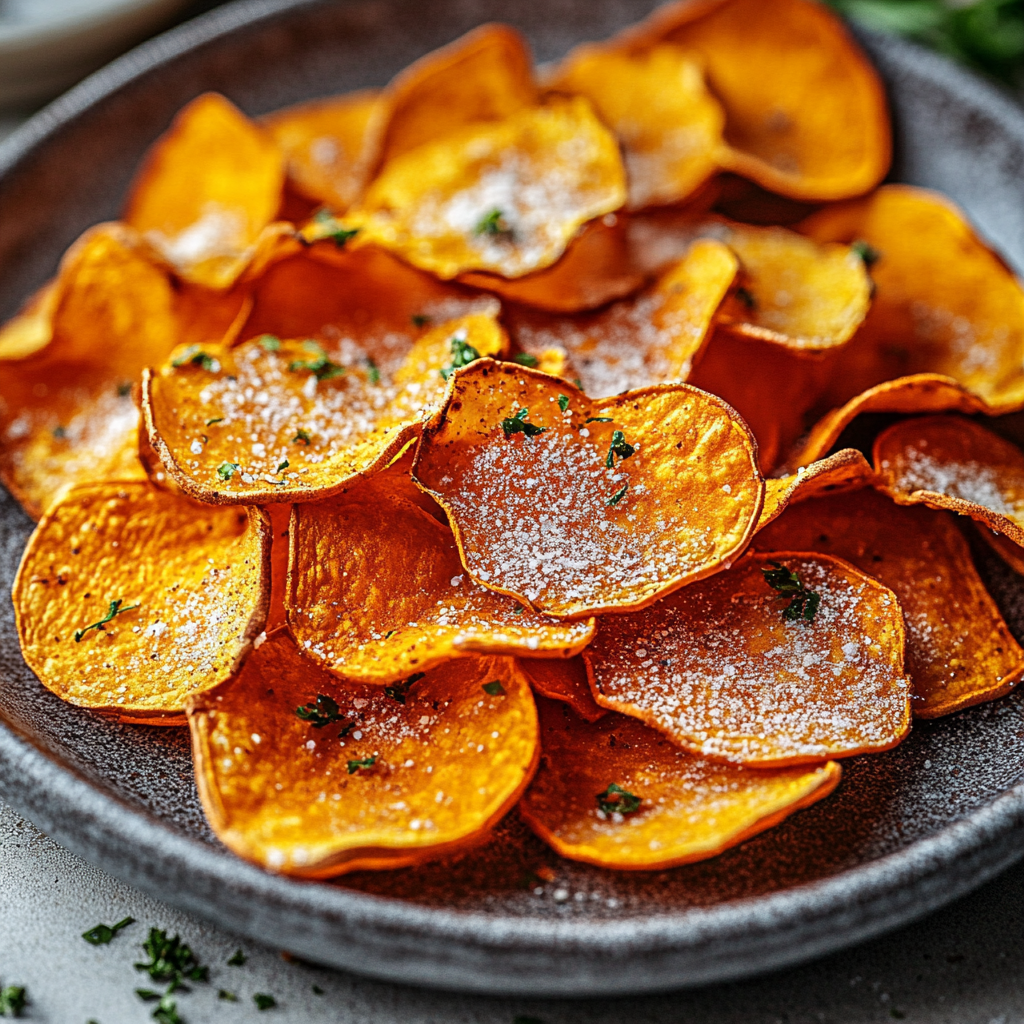 Baked Sweet Potato Chips