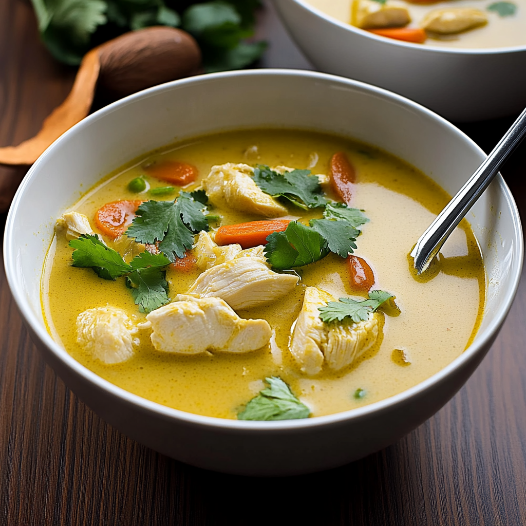 Coconut Curry Chicken Soup Recipe