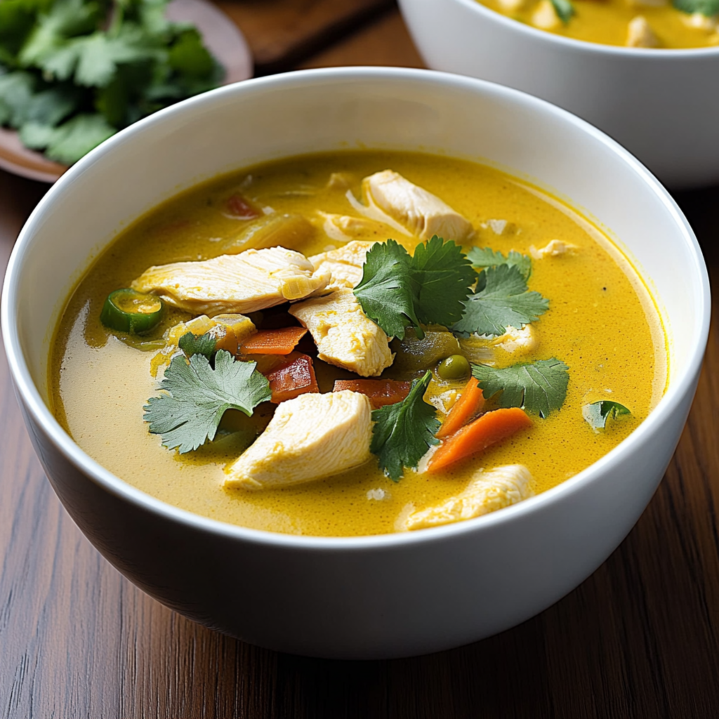 Coconut Curry Chicken Soup Recipe