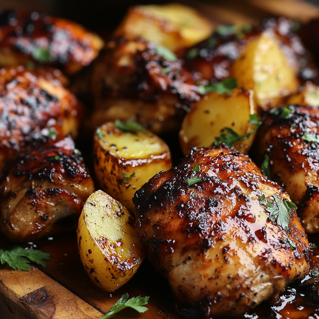 BBQ Chicken and Potatoes Recipe