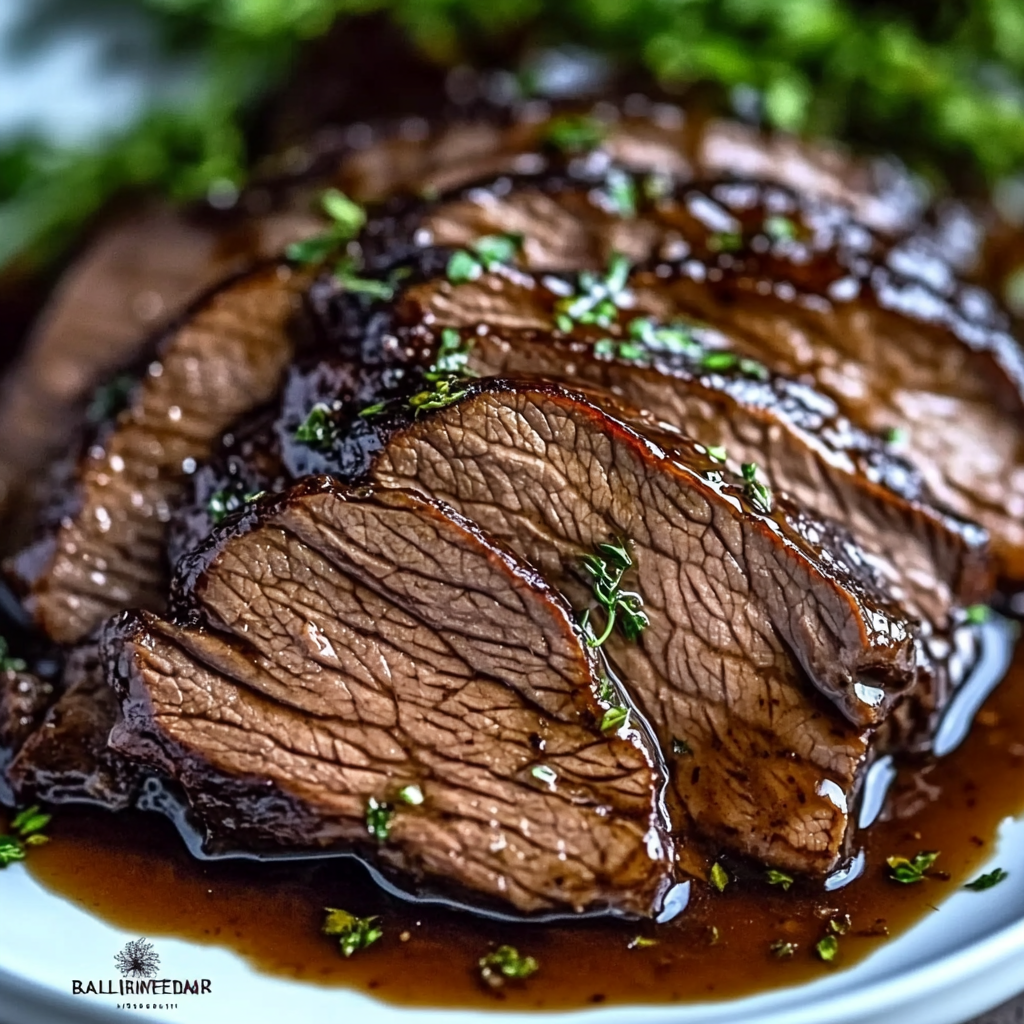 Slow Cooker Balsamic Glazed Roast Beef Recipe