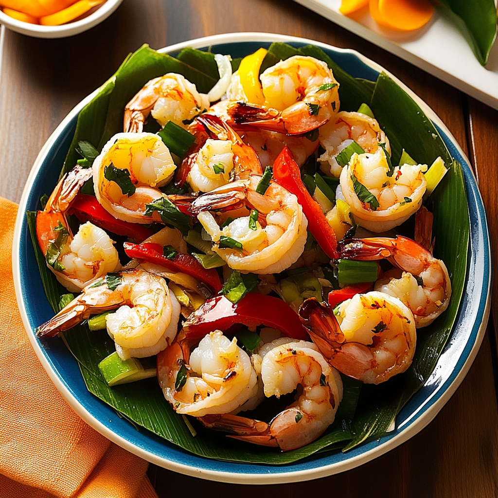 Hawaiian Garlic Shrimp Recipe