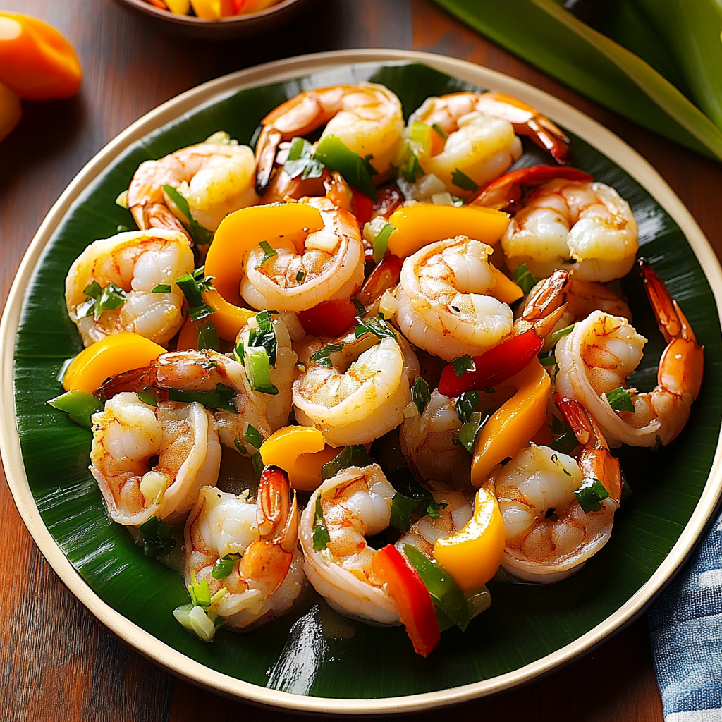 Hawaiian Garlic Shrimp Recipe