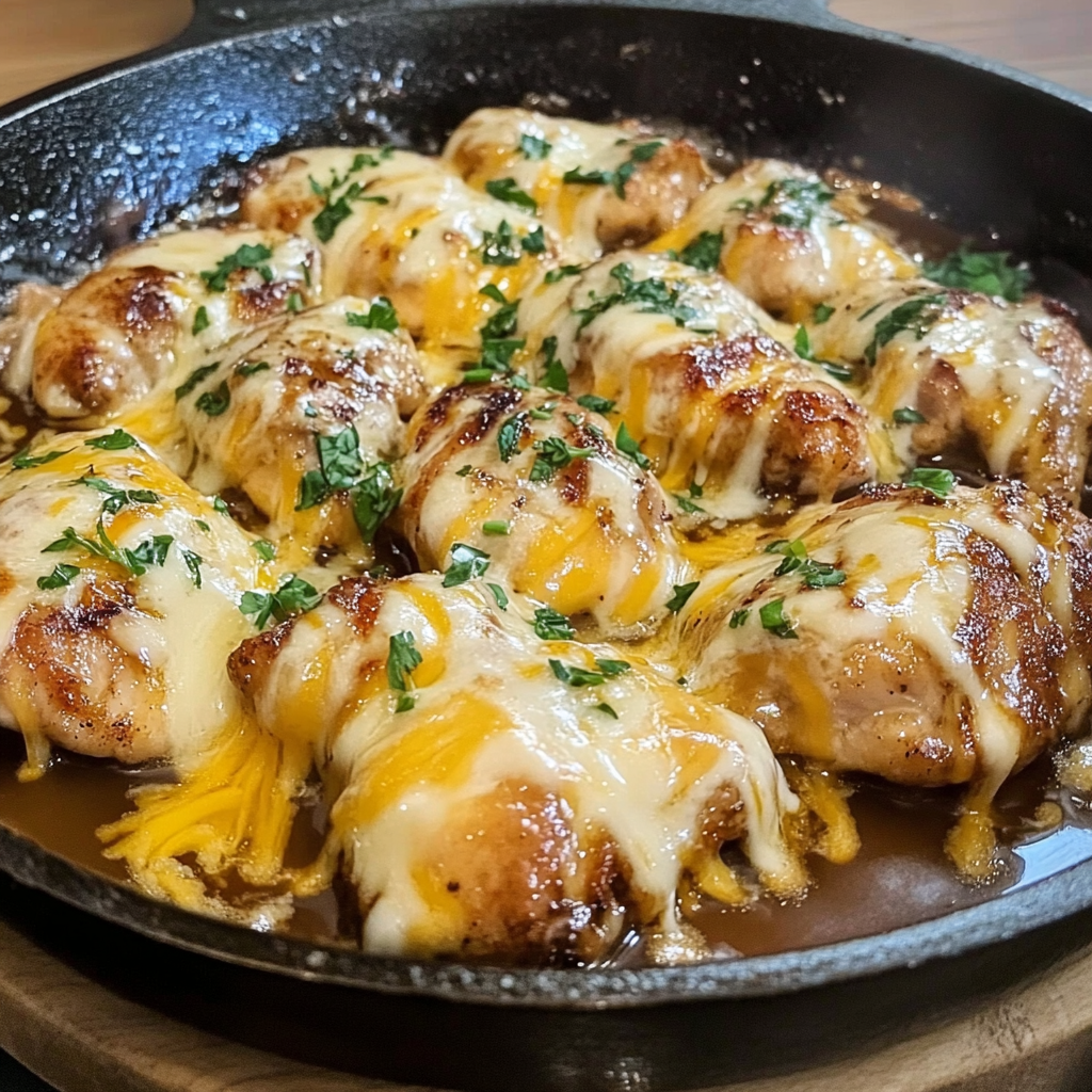 Honey Mustard Chicken with Cheese