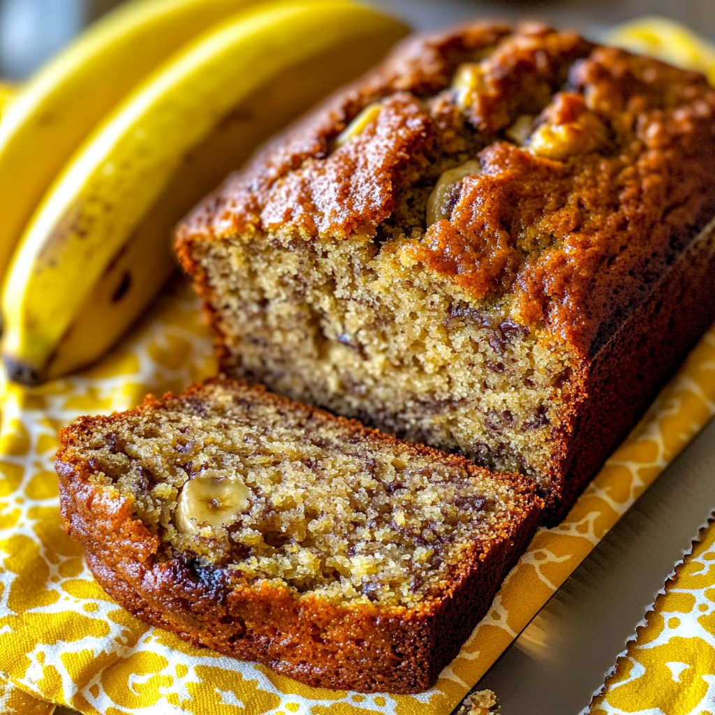 Easy Super Moist Banana Bread Recipe