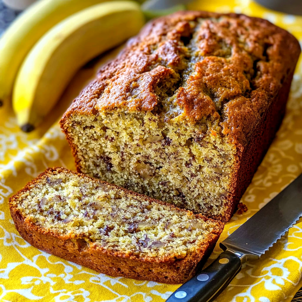 Easy Super Moist Banana Bread Recipe