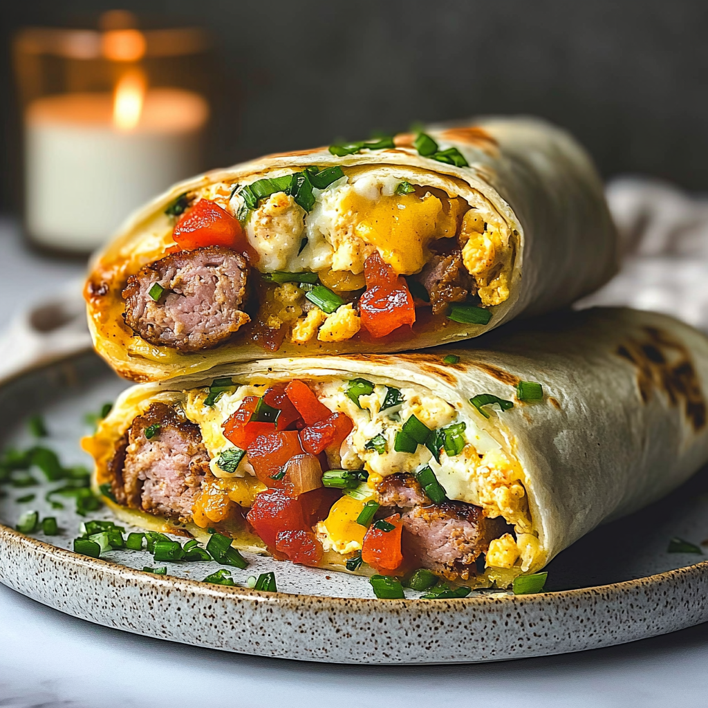 Easy Breakfast Burritos for Meal Prep (freezer-friendly)