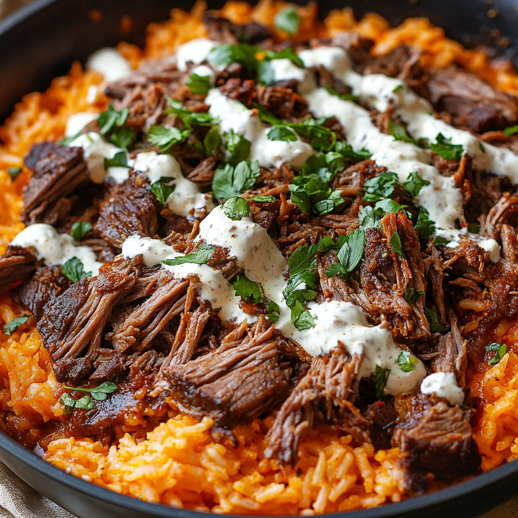 Easy Steak & Queso Rice Recipe