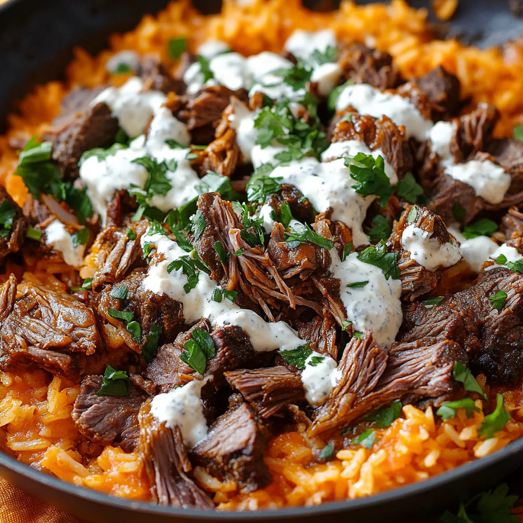 Easy Steak & Queso Rice Recipe