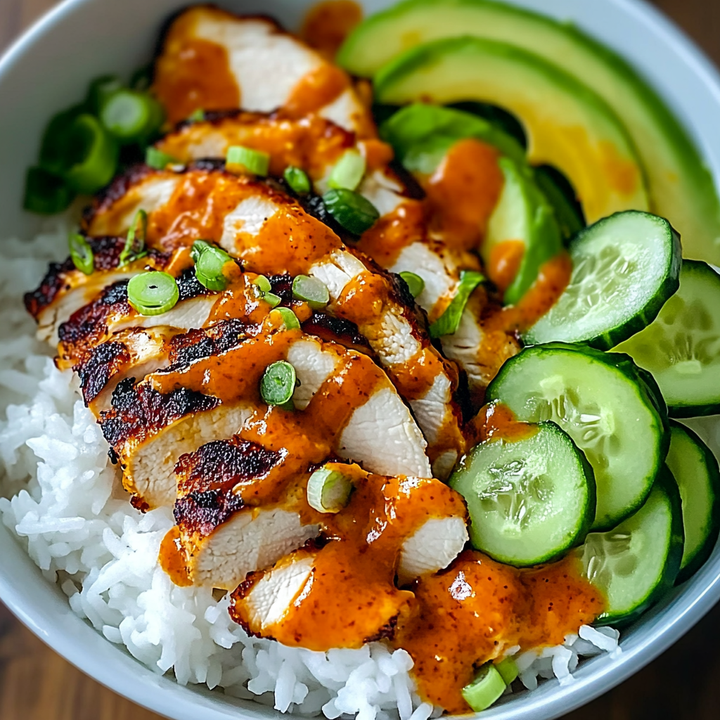 Spicy Bang Bang Chicken Bowl