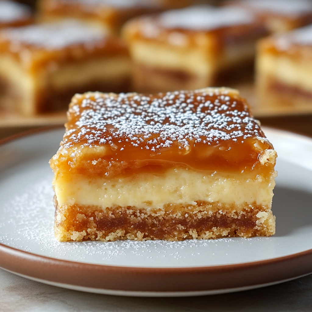 Irresistible Ooey Gooey Salted Caramel Butter Cake Bars