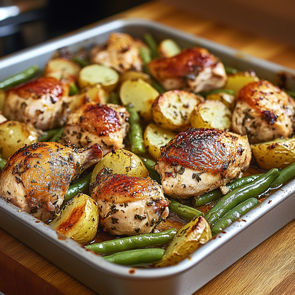 Italian Chicken and Potato Bake