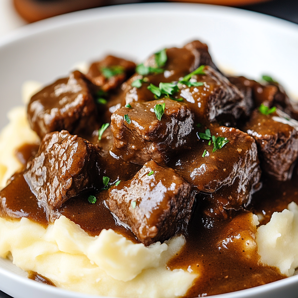Beef Tips and Gravy