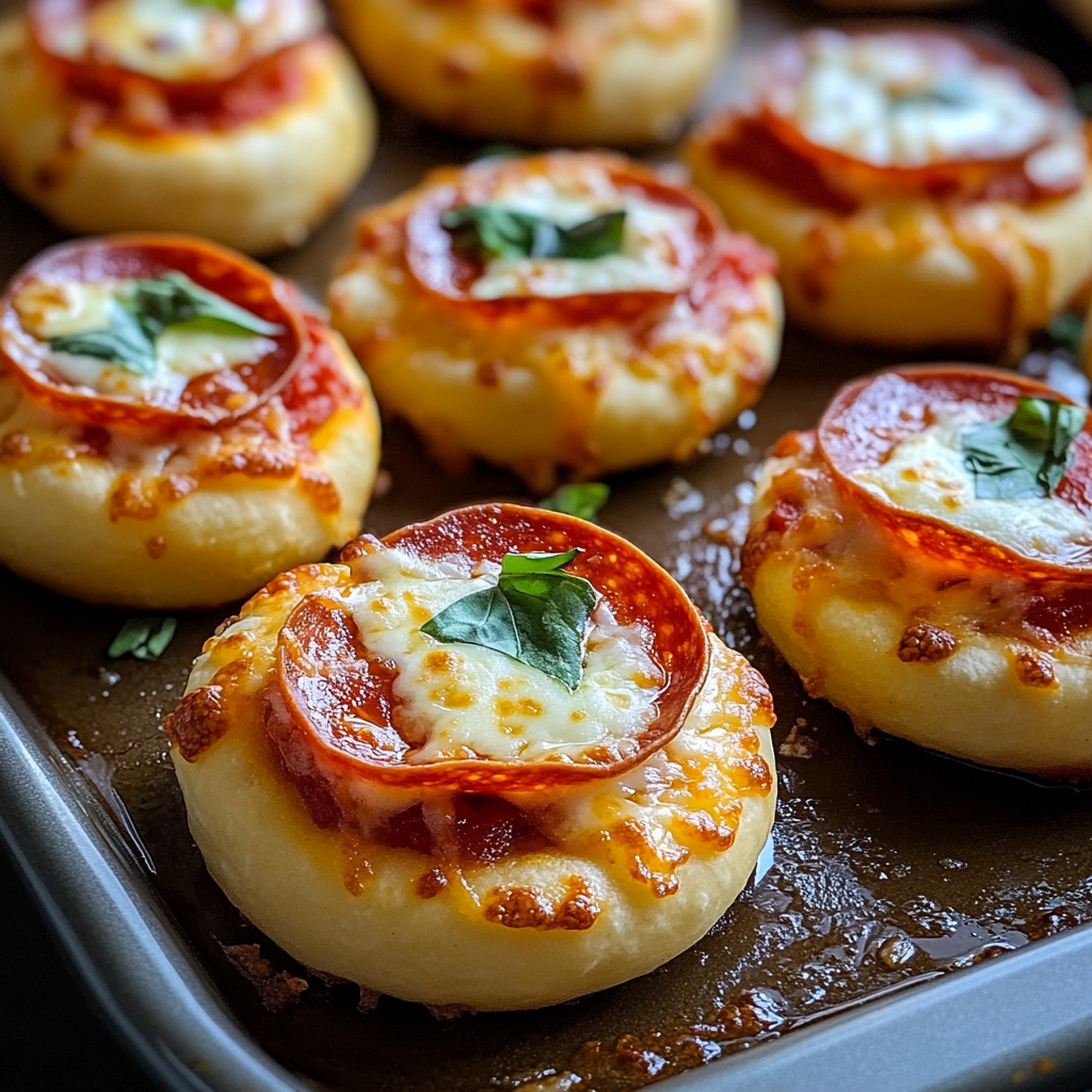 Mini Deep Dish Crescent Roll Pizzas Kids Love