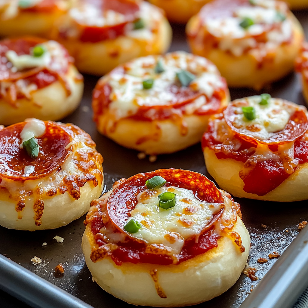 Mini Deep Dish Crescent Roll Pizzas Kids Love