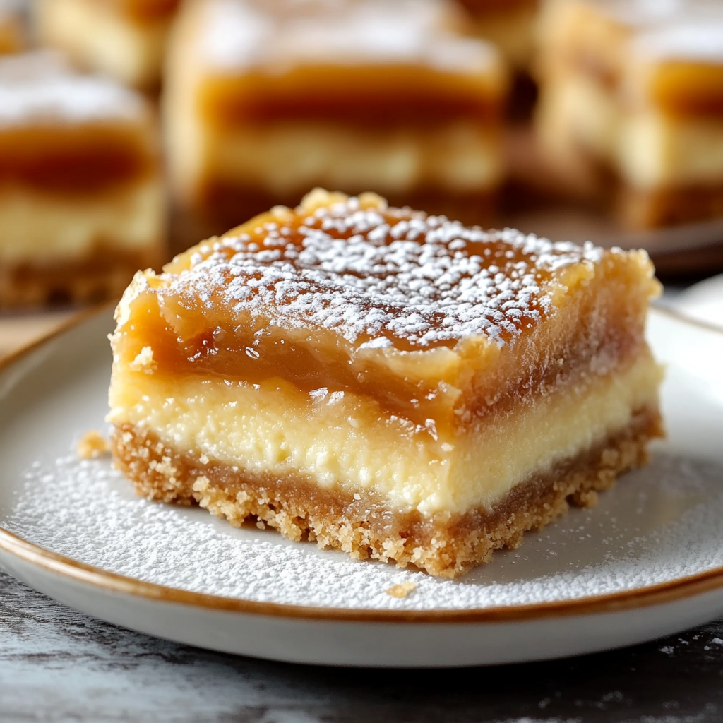 Irresistible Ooey Gooey Salted Caramel Butter Cake Bars