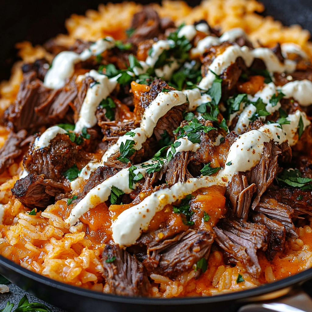 Easy Steak & Queso Rice Recipe