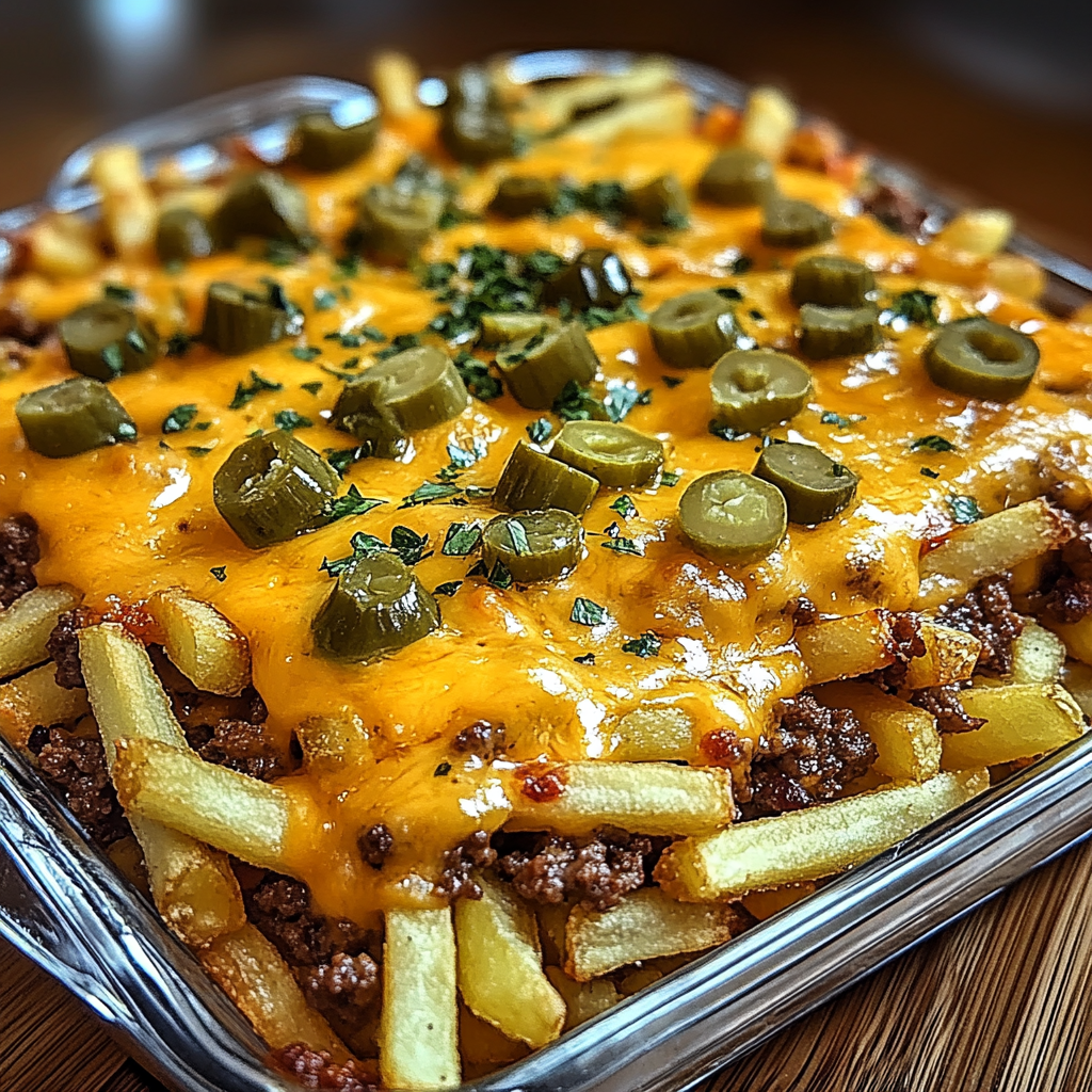 Cheeseburger French Fry Casserole