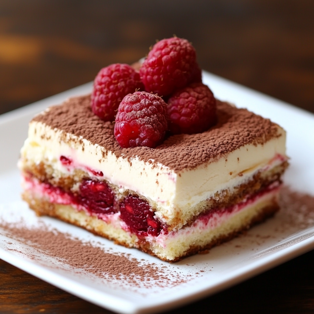 Decadent Raspberry Tiramisu