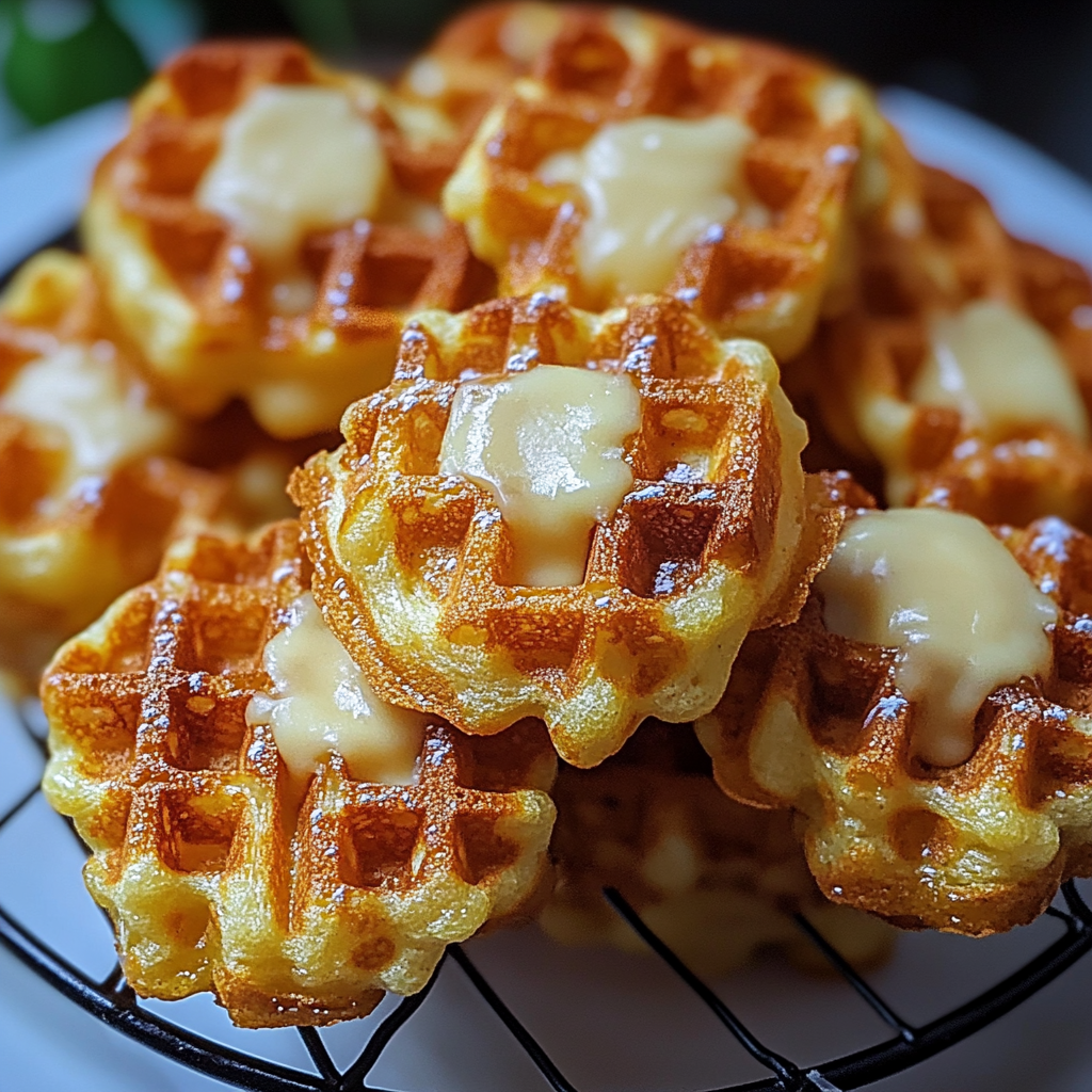 Cornbread Waffle Bites with Smoked Gouda: A Must-Try Delight!
