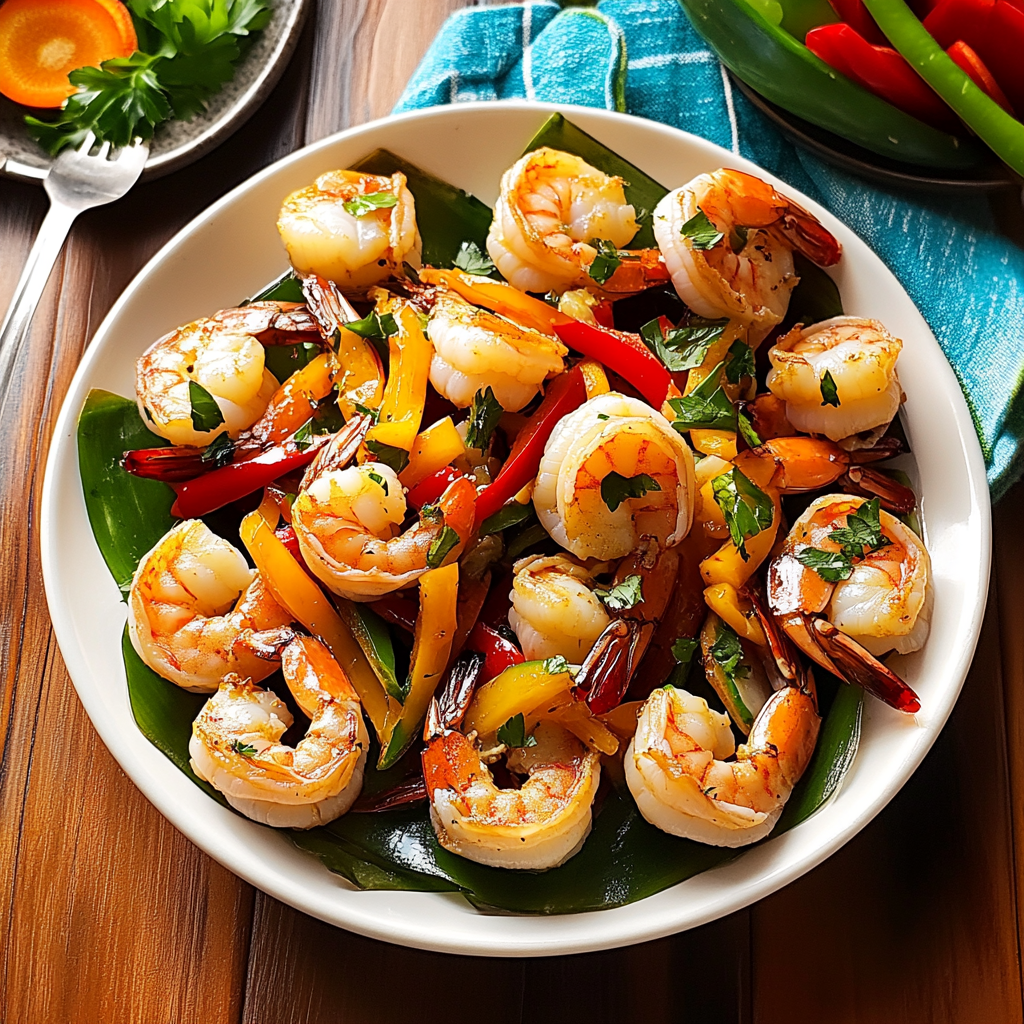 Hawaiian Garlic Shrimp Recipe