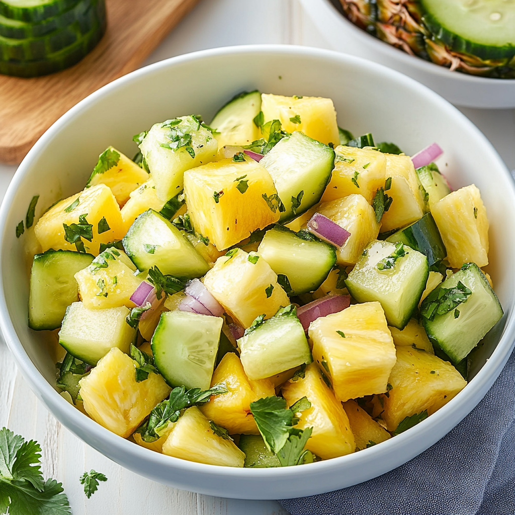 Pineapple Cucumber Salad Recipe