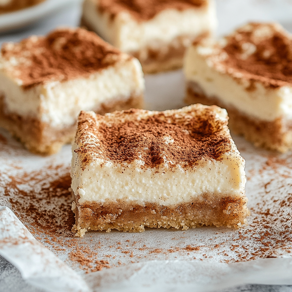 Snickerdoodle Cheesecake Bars
