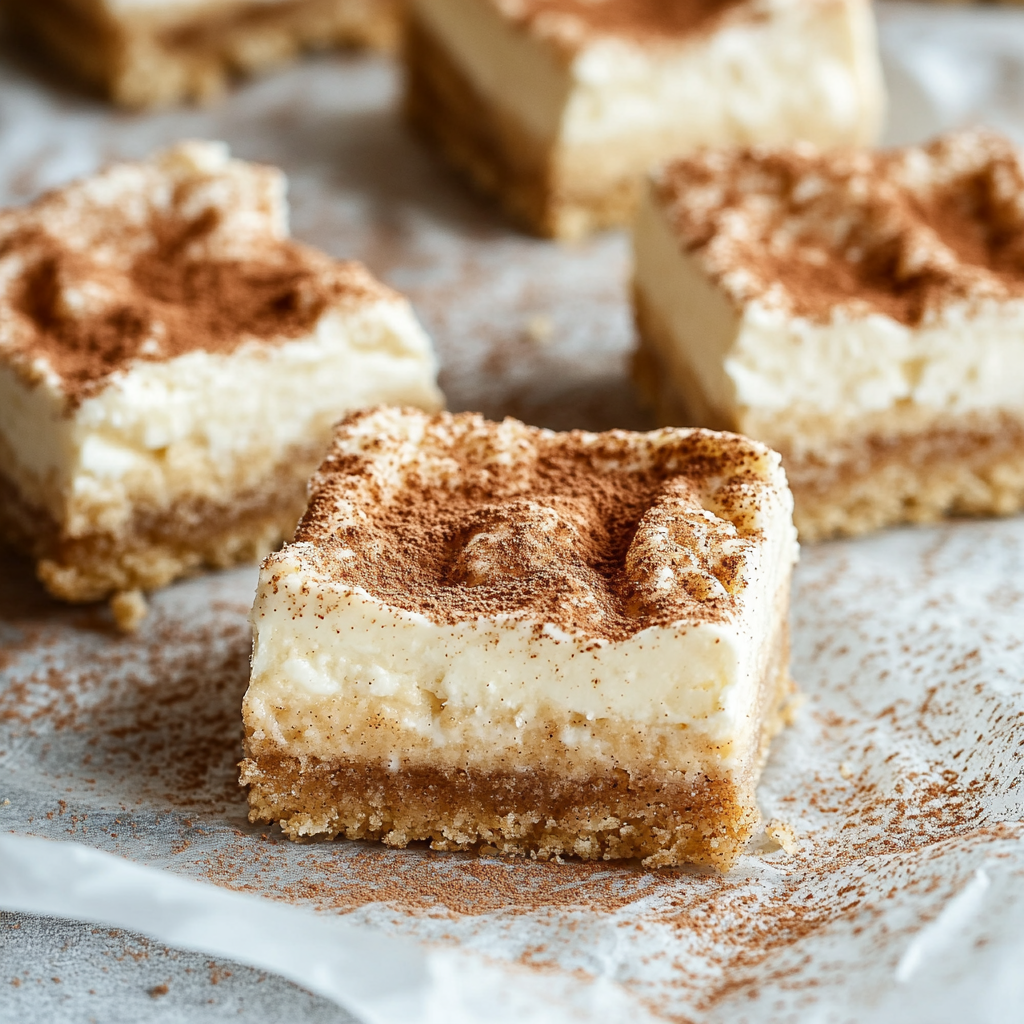Snickerdoodle Cheesecake Bars