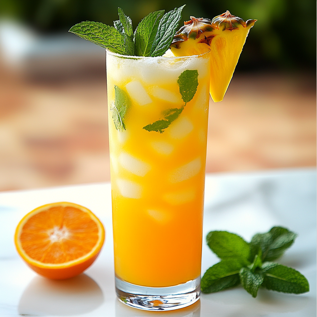 Tropical Fizz Mocktail Recipe