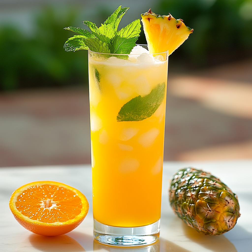 Tropical Fizz Mocktail Recipe