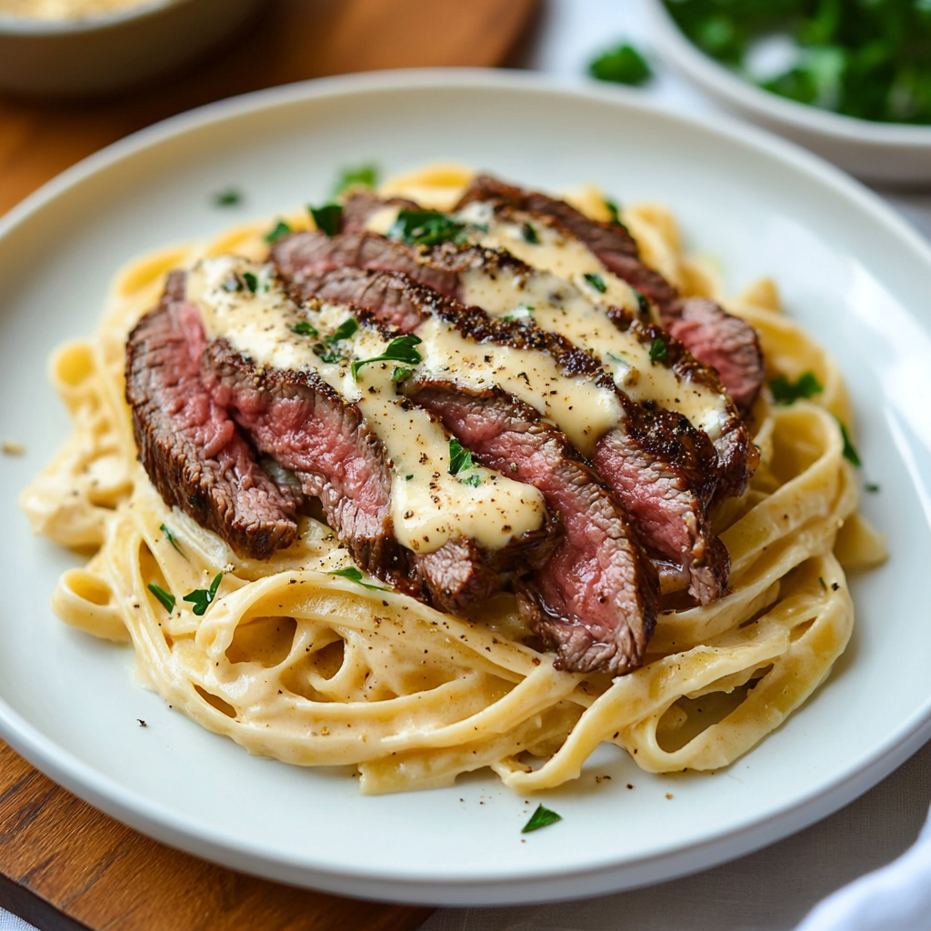 Creamy Steak Pasta Recipe
