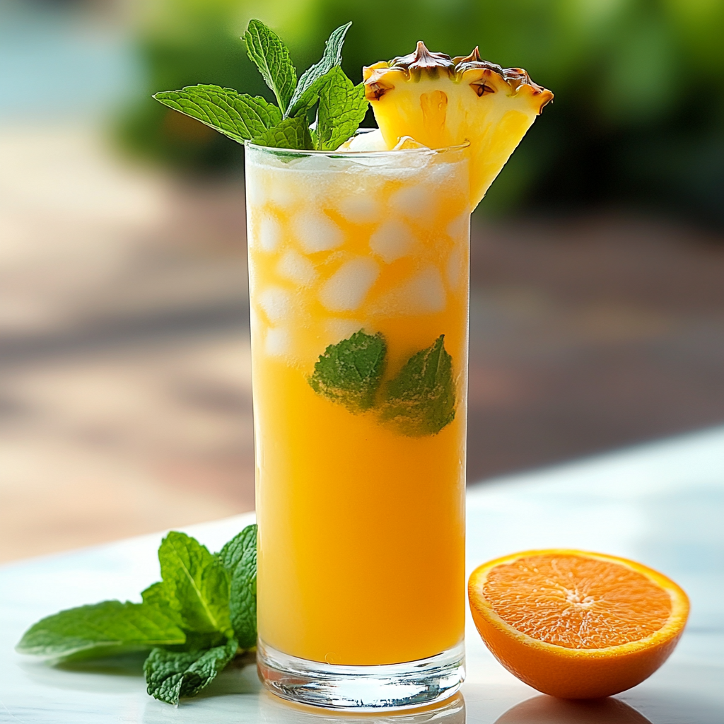 Tropical Fizz Mocktail Recipe
