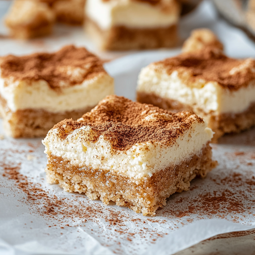 Snickerdoodle Cheesecake Bars